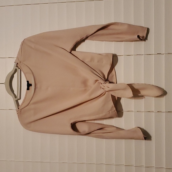 Dynamite Tops - Dynamite front tie long sleeve shirt